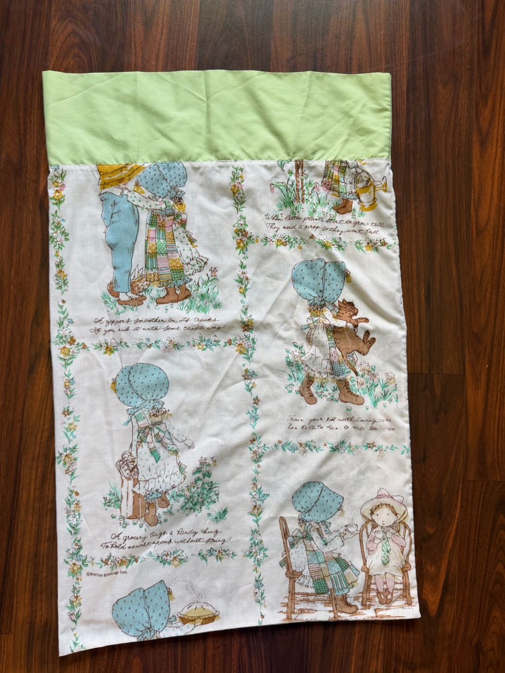 Vintage 70’s Holly Hobby Pillow Sham by American Greeting